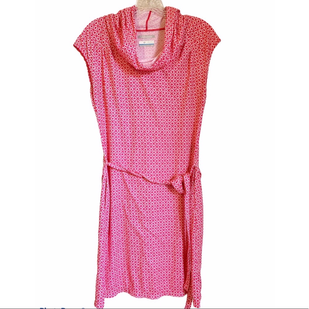 SALE🔥 Columbia Omni-Wick Hoodie Belt Cowl Neck Dress